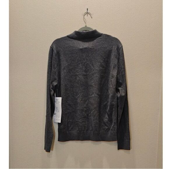 NWT Joe's Jeans Men's Gray Polo Sweater Size Medium - Picture 5 of 9